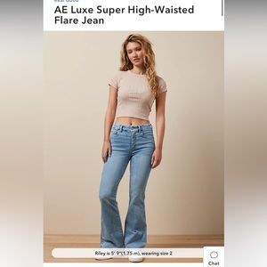 CUTEST AND STRETCHIEST American Eagle jeans SIZE 0